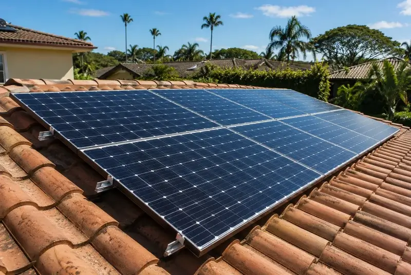 Installation de panneaux solaires à Sciecq